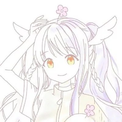 Healing soft cute anime female head - Cartoon - dp for girls