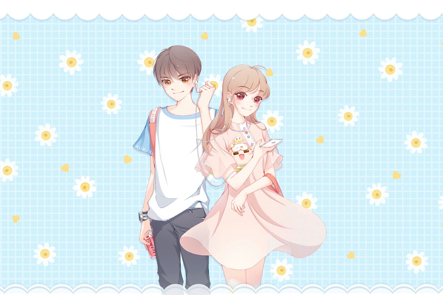 Boy and girl avatar not anime